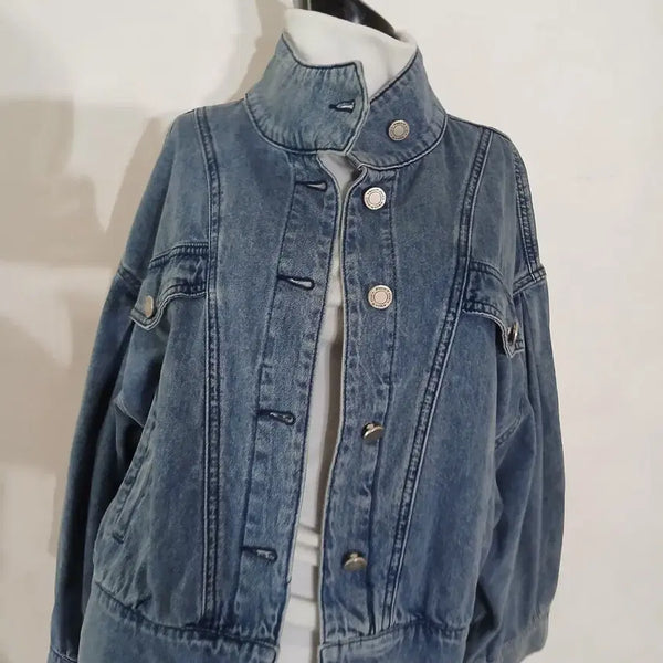 [BUNJANG] Jessie New York Denim Short Jacket / 021 제시뉴욕 데님 숏자켓