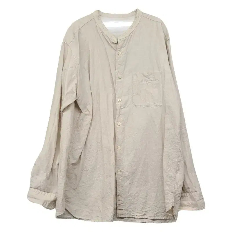 [BUNJANG] Uniqlo Beige Shirt XL / 유니클로 베이지 셔츠 XL