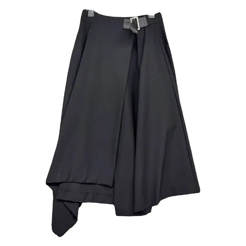 [BUNJANG] Juun.J Asymmetric Belted Grey Skirt / 준지 언발란스 벨티드 그레이 스커트 036