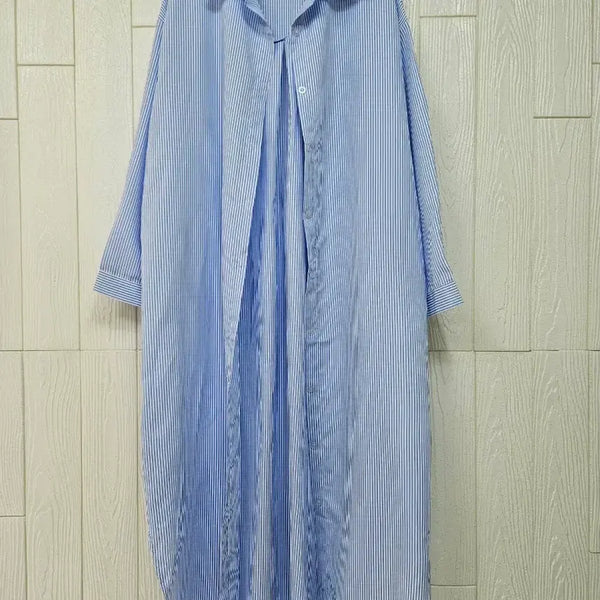[BUNJANG] Oversized Long Shirt Dress / 박시줄롱셔츠원피스