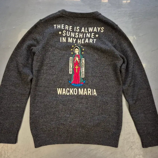 [BUNJANG] Wackomaria 16AW Virgin Mary Embroidered Cardigan L / L>16AW 와코마리아 성모마리아 가디건