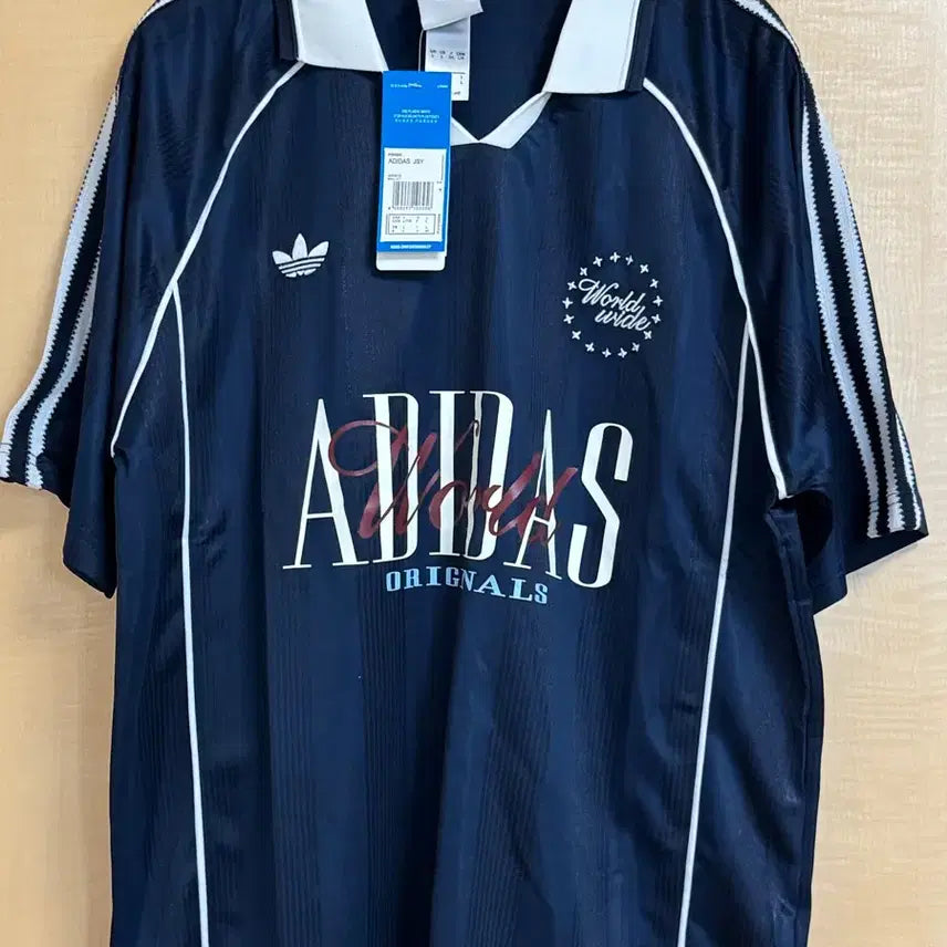 [BUNJANG] Adidas Originals Short Sleeve Jersey Navy / 아디다스 오리지널스 반팔 져지 네이비