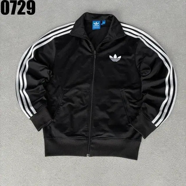[BUNJANG] Adidas 3-Stripes Track Top Black Size 95 / 아디다스 삼선 트랙탑 검정 95