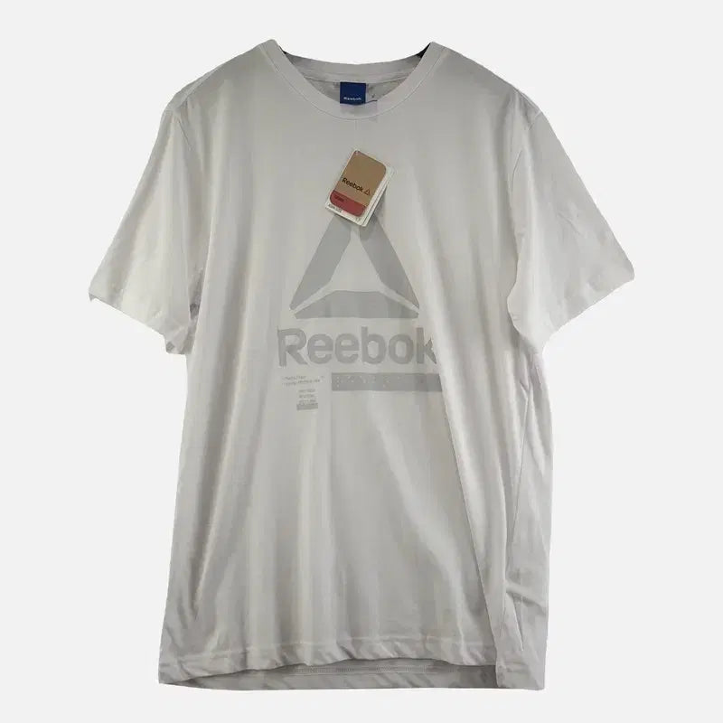 [BUNJANG] Reebok White Men's Short-Sleeve T-Shirt XL / 리복 화이트 남자 반팔티 XL 새상품 N8563