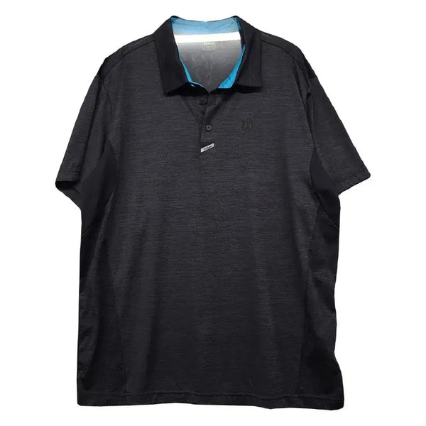 [BUNJANG] Wilson Grey Functional Training Short Sleeve Polo Shirt / 윌슨 그레이 기능성 트레이닝 반팔 카라티 110