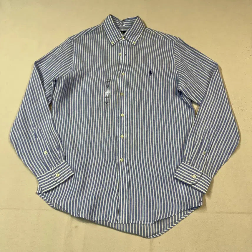 [BUNJANG] Polo Ralph Lauren Classic Fit Linen Shirt - Sky Blue (New) / S) 폴로 랄프로렌 클래식핏 하늘색 린넨 셔츠 새상품급