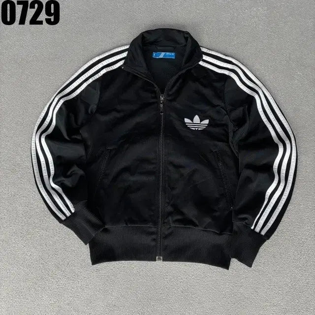 [BUNJANG] Adidas 3-Stripes Track Top Black / 아디다스 삼선 트랙탑 블랙 85