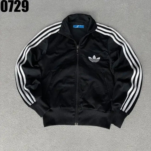 [BUNJANG] Adidas 3-Stripes Track Top Black / 아디다스 삼선 트랙탑 블랙 85