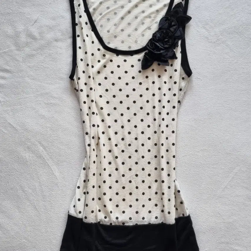 [BUNJANG] Vintage Gal Oriental Dot Camisole / 빈티지 갸루 오리엔탈 도트 나시