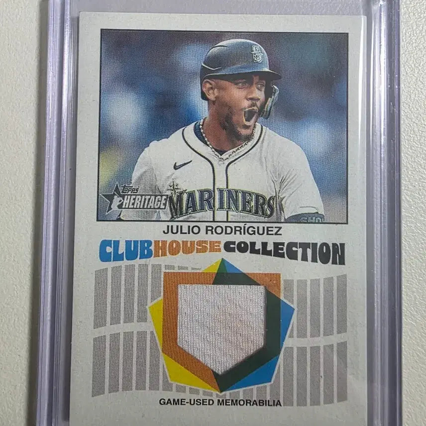 [BUNJANG] Julio Rodríguez 2026 MLB Jersey Card Seattle Mariners / 2026 mlb 훌리오 로드리게스 유니폼카드 시애틀매리너스
