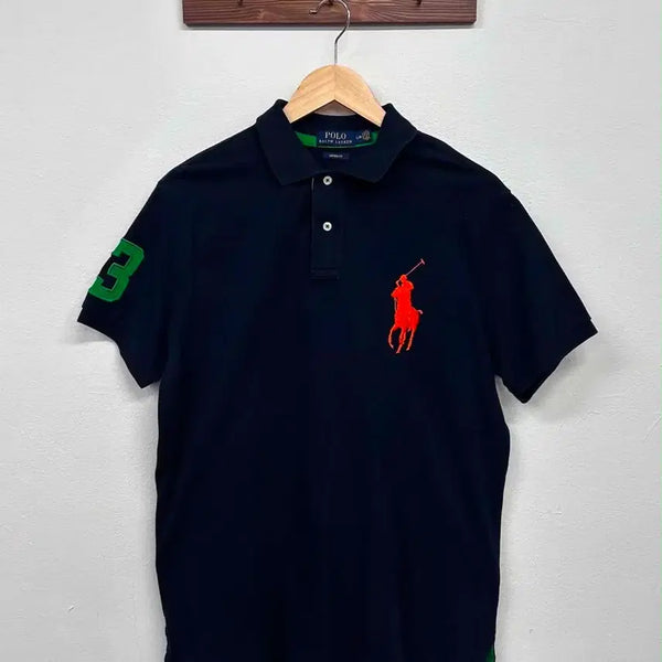 [BUNJANG] Polo Ralph Lauren Big Pony "Now I'm Young" PK T-Shirt - Navy / [L] 폴로 랄프로렌 빅포니 나우아임영 pk 반팔 카라티