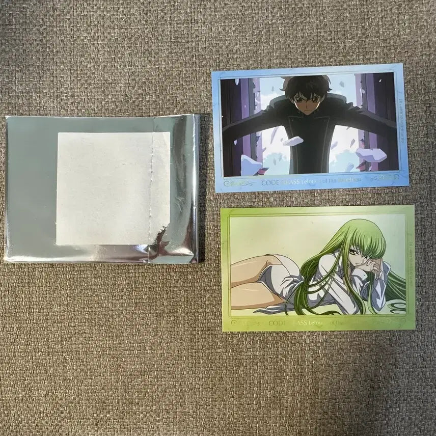 [BUNJANG] Code Geass Suzaku & C.C. Card Set / 코드기어스 카드 스자쿠 + c.c.
