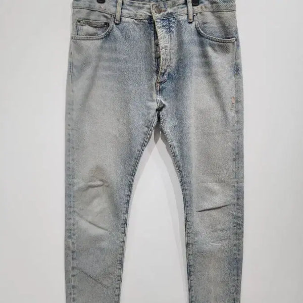 [BUNJANG] Palm Angels Back Logo Denim Pants / [32] 팜 엔젤스 백 로고 데님 팬츠