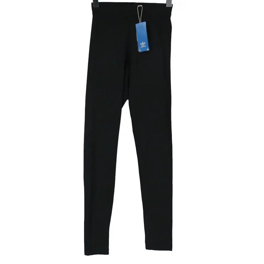 [BUNJANG] Adidas Trefoil Logo Tights XS Black / adidas 아디다스 트레포일 레깅스 XS 새상품 블랙