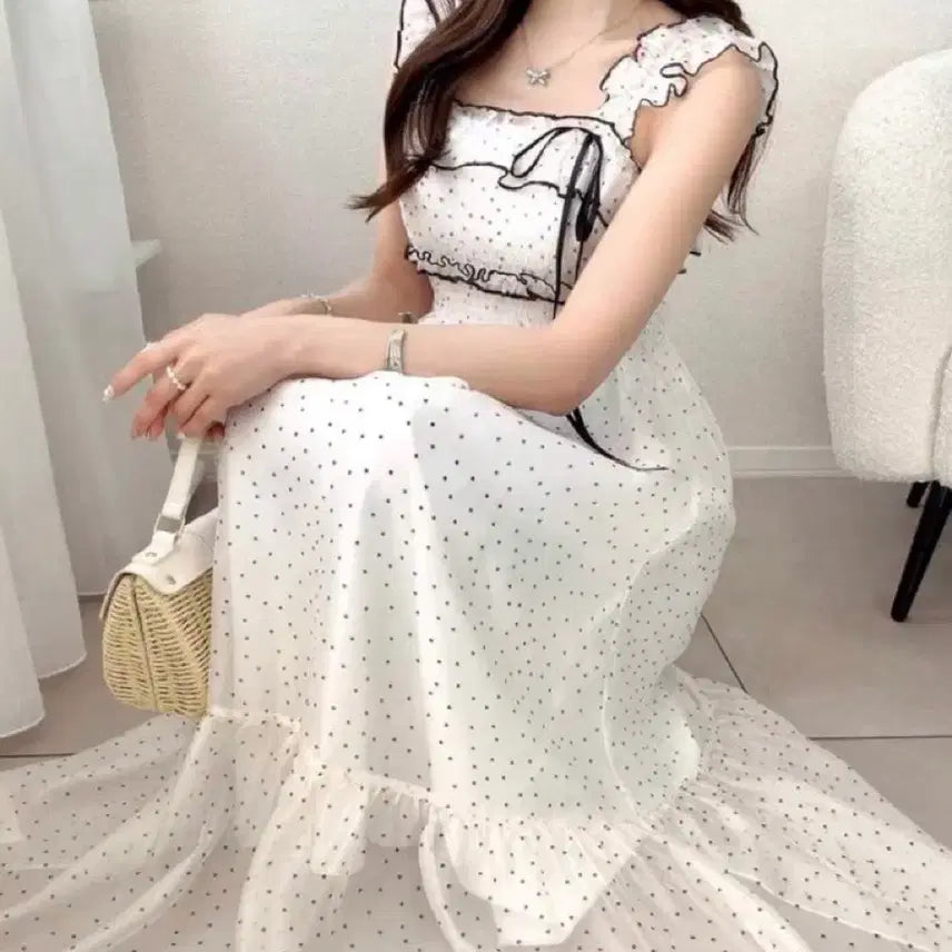 [BUNJANG] GRL Evelyn Shein Long Dress / 스나계 원피스 다리치 그레일 grl 에블린 쉬인 롱