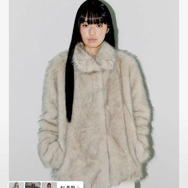 [BUNJANG] O.FISH Faux Fur Jacket / 오피쉬 퍼자켓