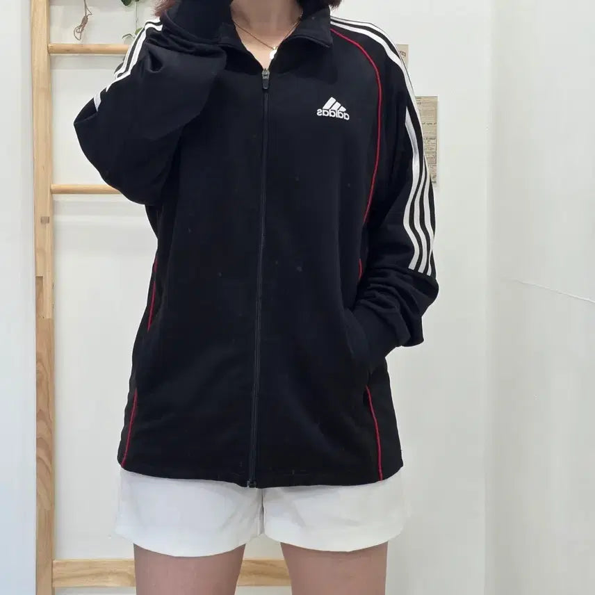 [BUNJANG] Adidas Martial Arts Triple Stripe Piping Track Top Jersey (Size L) / [프립]L/아디다스 마샬아츠 삼선 파이핑 트랙탑 져지
