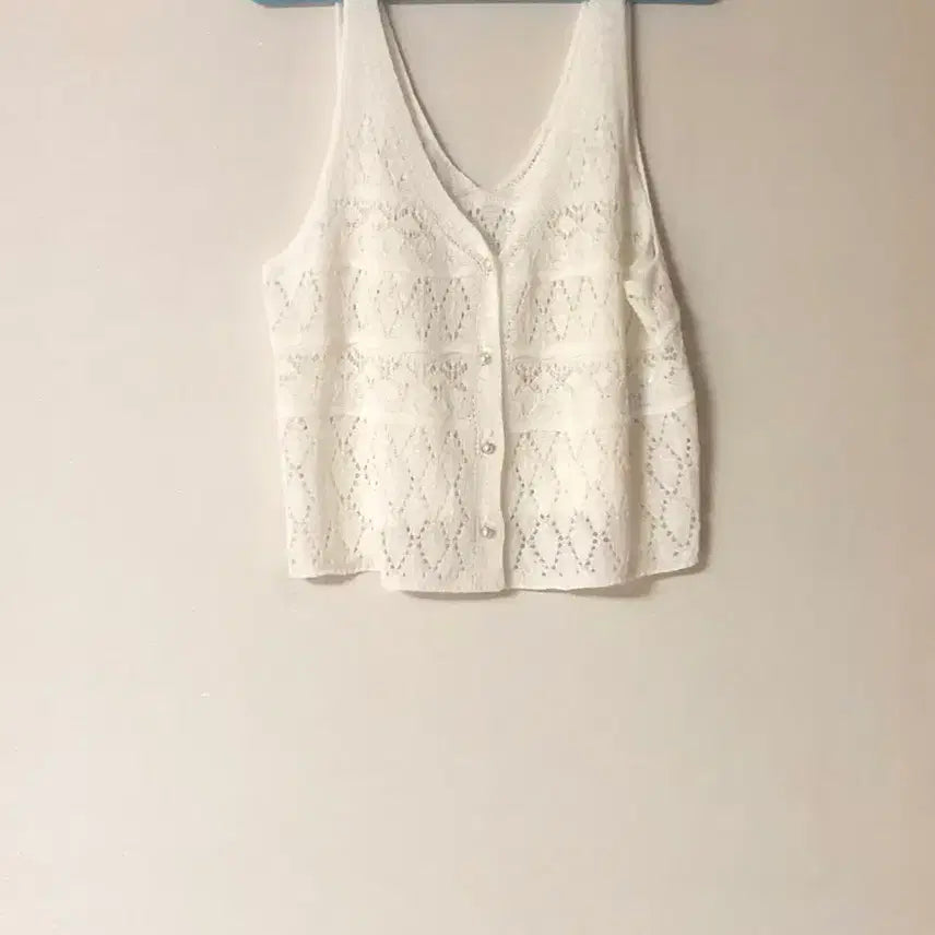 [BUNJANG] Gongu Women Ivory Bustier Vest / 공구우먼 아이보리 뷔스티에 베스트(55,66,77사이즈)