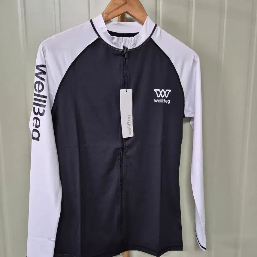 [BUNJANG] WellBeg Zip-Up Rash Guard / WellBeg 래쉬가드 (새상품)