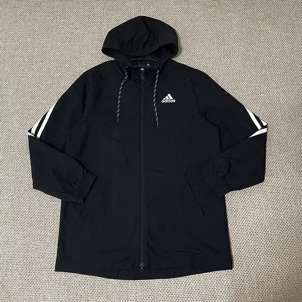 [BUNJANG] Adidas Tape Woven Windbreaker Jacket L / L 아디다스 TAPE 우븐 바람막이 자켓 N.6349
