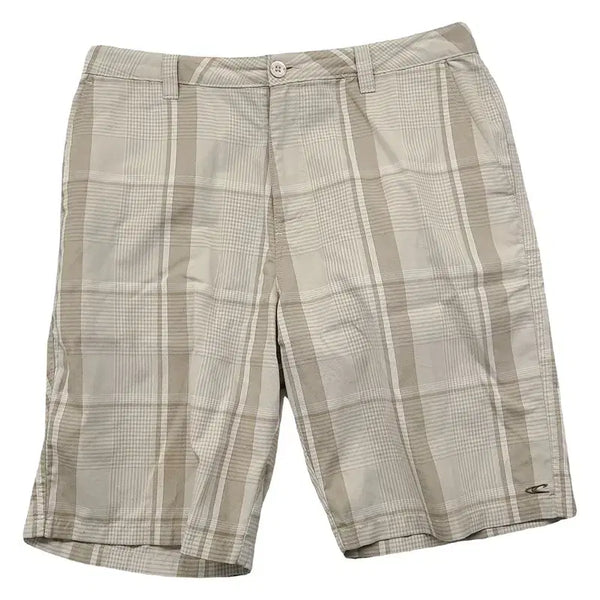 [BUNJANG] O'NEILL Check Beige Shorts 34 / 오닐 체크 베이지 반바지 34