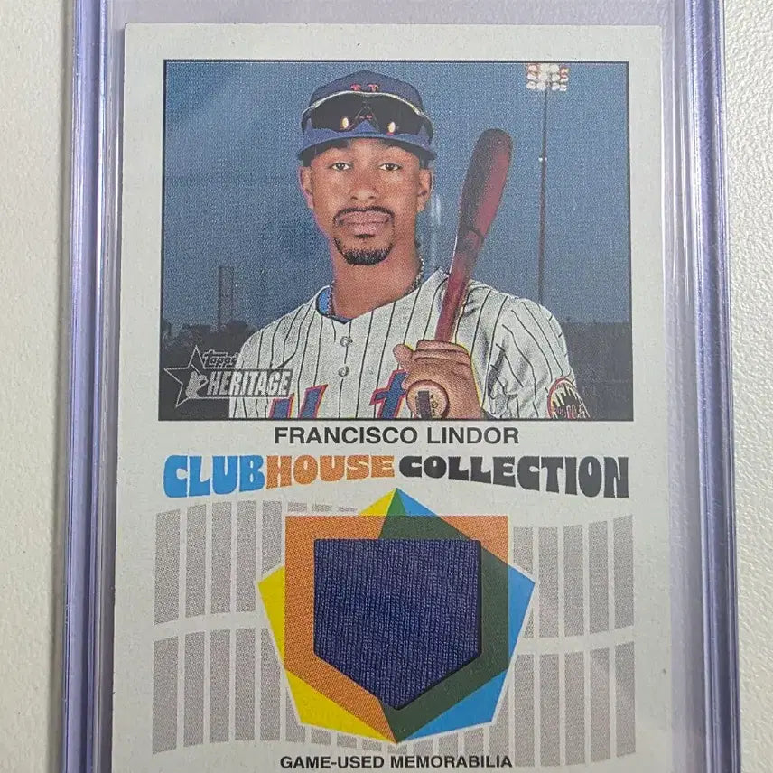 [BUNJANG] Francisco Lindor 2026 MLB New York Mets Jersey Card / 2026 mlb 프란시스코 린도어 유니폼카드 뉴욕메츠