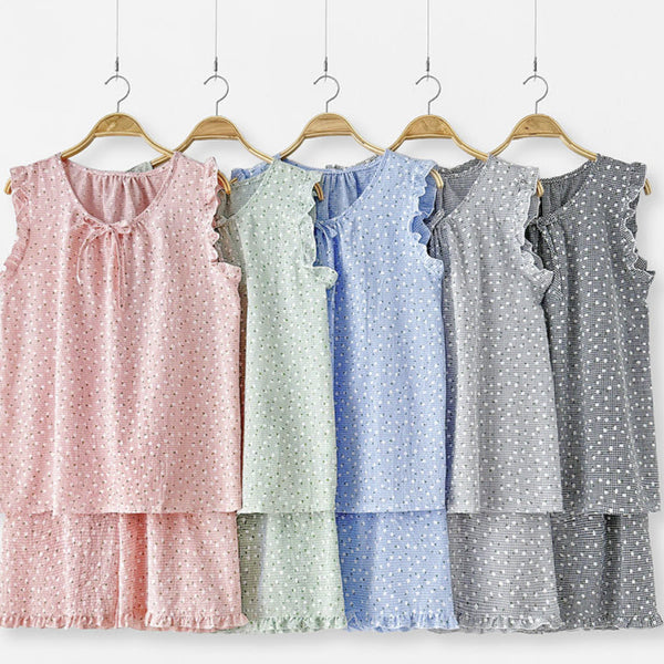 [BUNJANG] Women's Sleeveless Pajama Set - Comfortable Loungewear / 새상품) 나시 잠옷 세트 홈웨어