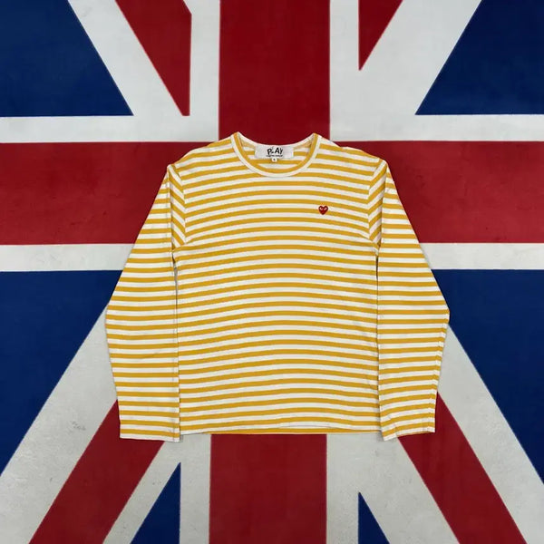 [BUNJANG] Comme des Garçons Striped Long Sleeve Women's S / 꼼데가르송 단가라 롱슬리브 여성 S