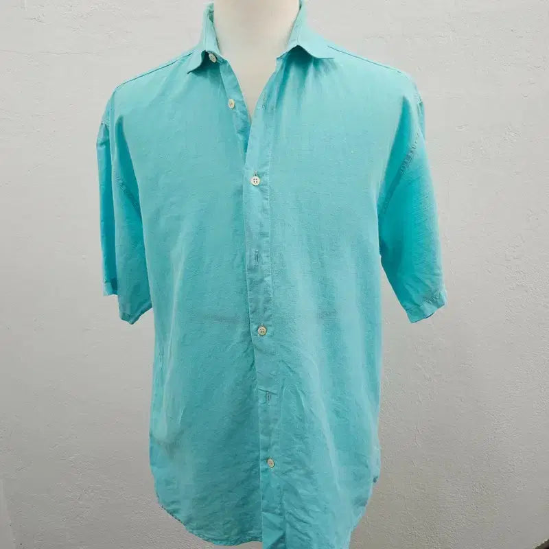 [BUNJANG] ZEGNA ITALY Men's Short Sleeve T-Shirt Mint SM / ZEGNA ITALY 반팔 티 남 SM J6538