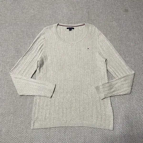 [BUNJANG] Tommy Hilfiger Women's Round Knit L (Size 100) / L 타미힐피거 여성 라운드 니트 B.7713