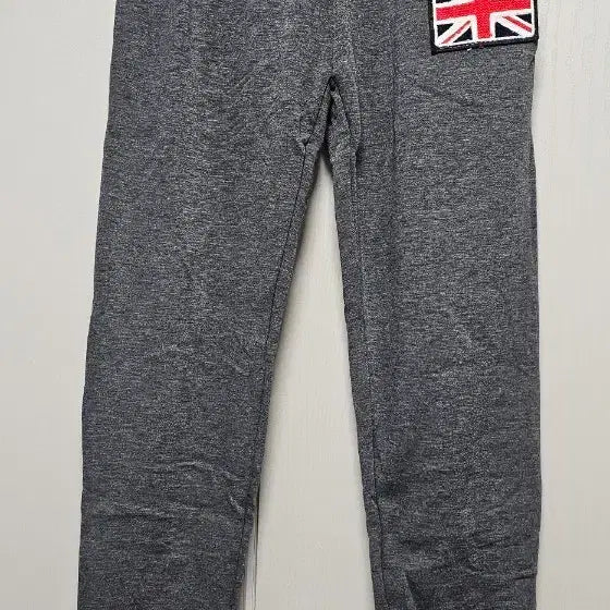 [BUNJANG] UK Flag Patch Jogger Training Pants - Grey / 트레이닝 팬츠 영국 국기 패치 그레이