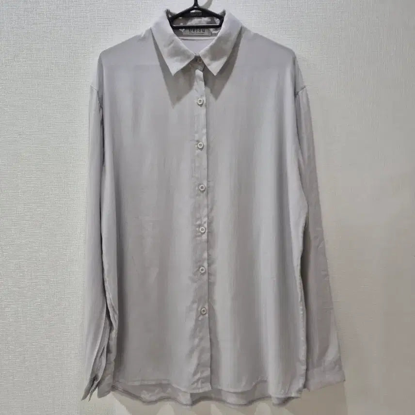 [BUNJANG] Dejou Loose Fit Basic Shirt Grey / Dejou[데쥬] 찰랑 루즈핏 기본 셔츠 그레이