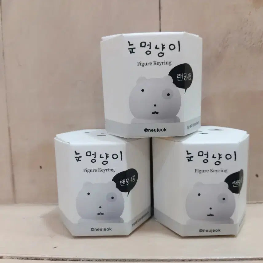 [BUNJANG] Sealed 'Nunmeongyangyi' Random Figure Keyring / (미개봉)눈멍냥이 랜덤 피규어 키링