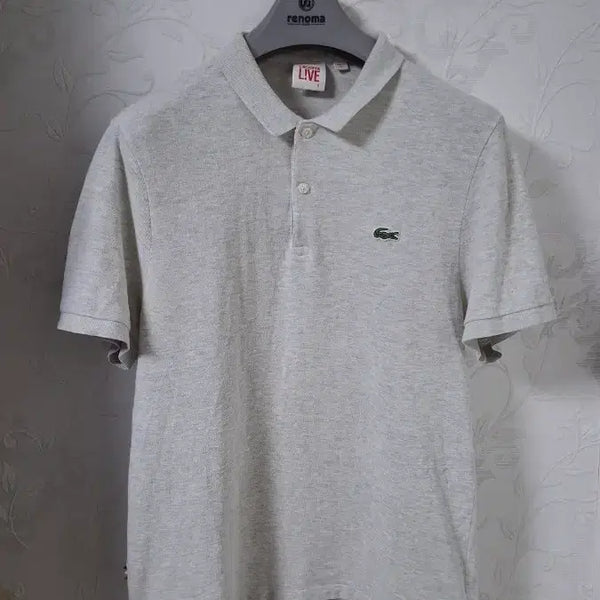 [BUNJANG] Lacoste LIVE Men's Pique Cotton Short Sleeve T-Shirt (Size 95) / (정품) 라코스테 LIVE 피케 반팔티셔츠 95