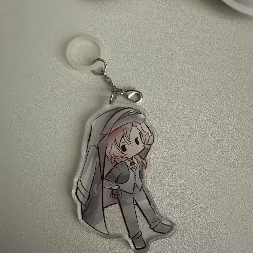 [BUNJANG] Bungo Stray Dogs Chuuya Keyring (Mejilushi) / 문스독 츄야 키링 메지루시