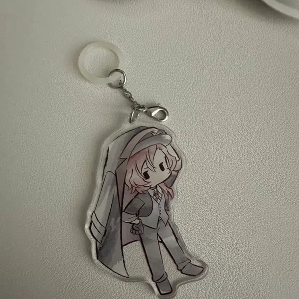 [BUNJANG] Bungo Stray Dogs Chuuya Keyring (Mejilushi) / 문스독 츄야 키링 메지루시