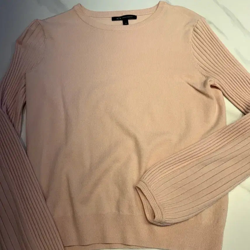 [BUNJANG] A|X Armani Exchange Pink Knit XS / A|X 아르마니 익스체인지 니트 핑크 XS
