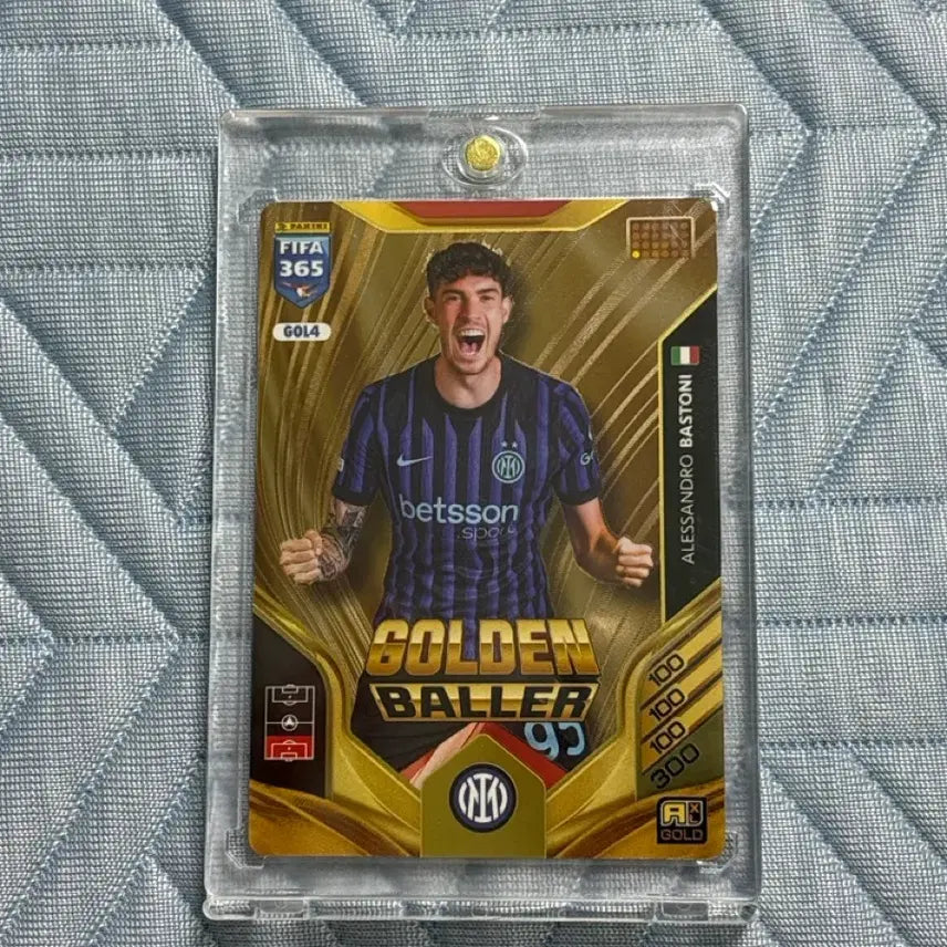 [BUNJANG] Inter Bastoni Golden Baller Football Card / 인테르 바스토니 골든볼러 축구카드