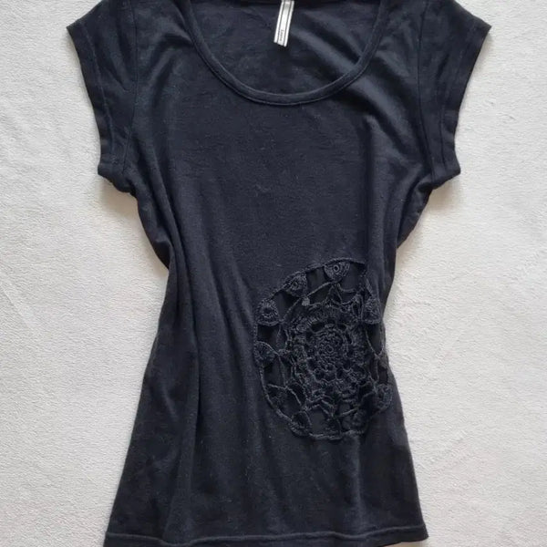 [BUNJANG] Vintage Black Oriental T-Shirt / 빈티지 블랙 오리엔탈 티셔츠