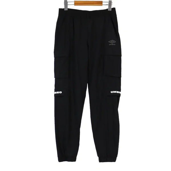 [BUNJANG] UMBRO Black Cargo Jogger Pants Size 70 / UMBRO 엄브로 카고 조거팬츠 70 블랙 스트링 팬츠
