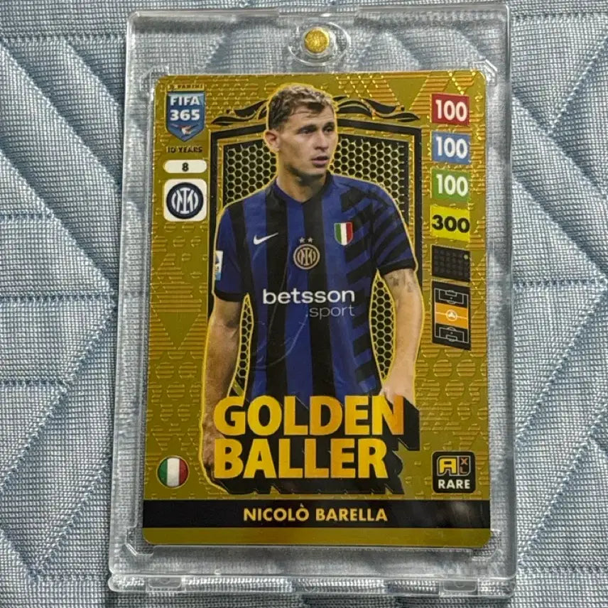 [BUNJANG] Inter Barella Golden Baller Soccer Card / 인테르 바렐라 골든볼러 축구카드