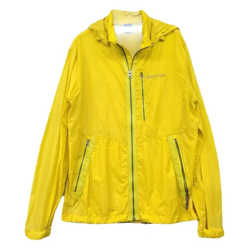 [BUNJANG] Montbell Yellow Functional Summer Windbreaker M (95) / 몽벨 옐로우 기능성 여름 하계 바람막이 M (95)