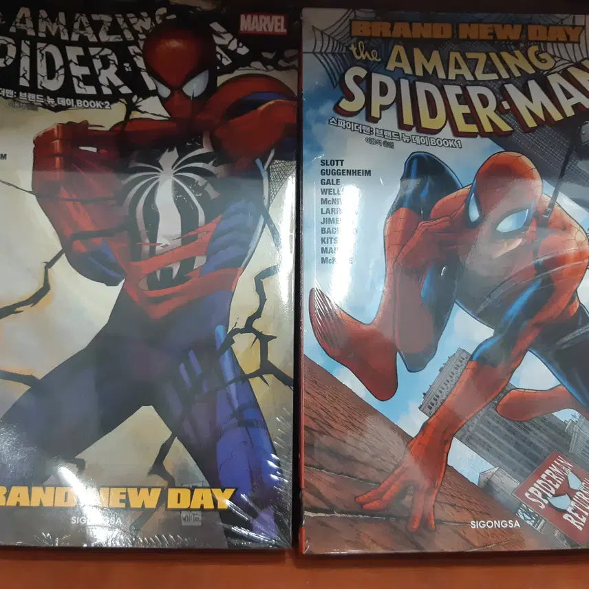 [BUNJANG] Spider-Man: Brand New Day Vol. 1-2 Comic Books (Sealed) / 스파이더맨:브랜드 뉴 데이 BOOK 1-2 미개봉 만화짱많아 프로안전상점
