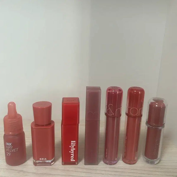 [BUNJANG] Bundle Set of 7 Assorted Brand Lip Tints / 틴트팝니다