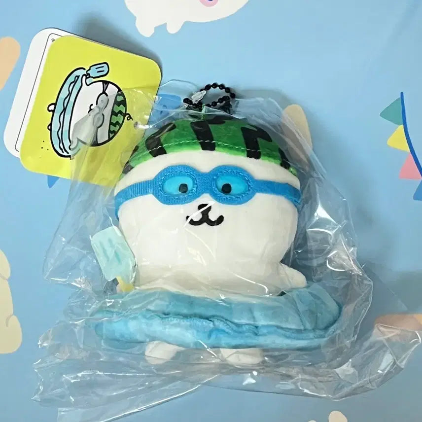 [BUNJANG] Subakgom Tube Watermelon Bear Mascot Doll / 수박곰 튜브 농담곰 마스코트 인형