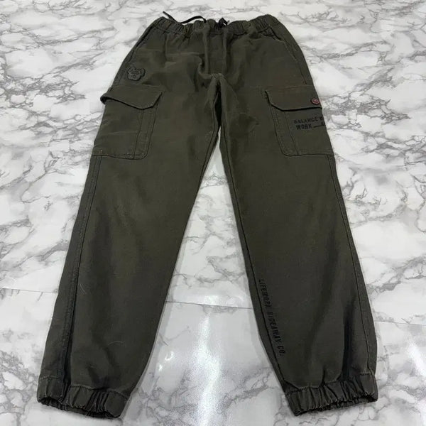 [BUNJANG] Lifework Khaki Cargo Jogger Pants / [정품/S] 라이프워크 카키 카고 조거팬츠