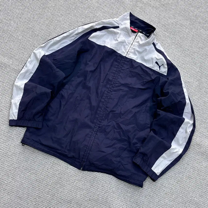 [BUNJANG] Puma Men's Colorblock Windbreaker Jacket / S 푸마 남성 컬러블록 윈드브레이커 자켓 0727E