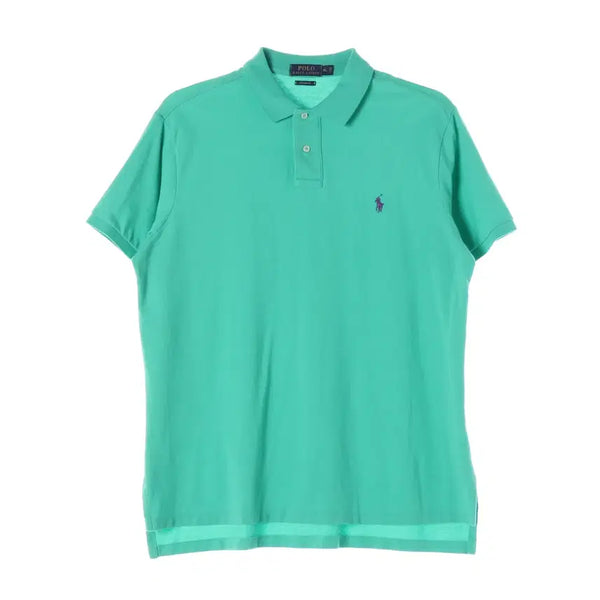 [BUNJANG] Polo Ralph Lauren Custom Fit Cotton Pique Short Sleeve T-Shirt Green XL / 폴로 랄프 로렌 커스텀핏 코튼 피케 반팔 티셔츠 그린 XL