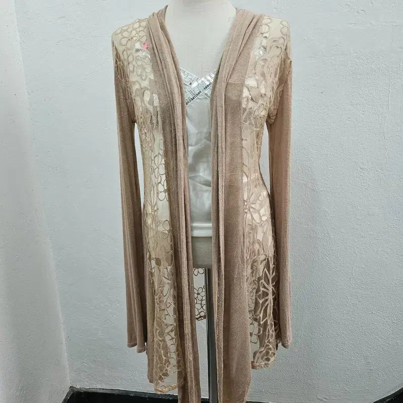 [BUNJANG] Beige Cardigan (Size 66/77) / 가디건 여 66/77 J6557