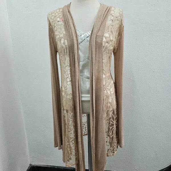 [BUNJANG] Beige Cardigan (Size 66/77) / 가디건 여 66/77 J6557